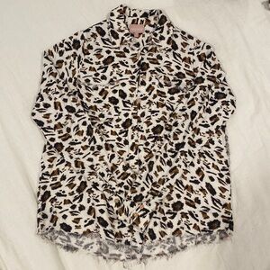 SHOW ME YOUR MUMU Marcella Shirt Cheetah